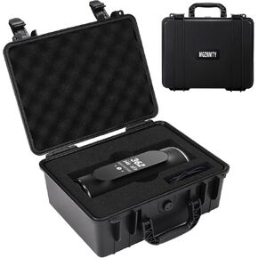 Heavy Duty Waterproof Case Compatible with Blue Tees Golf Speaker with GPS Rangefinder, Player Plus Hard Shell with Custom Foam (Black)