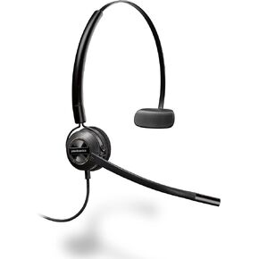 Poly EncorePro 540 QD Headset (Plantronics) – Works w/Poly Call Center Digital Adapters – Acoustic Hearing Protection – Convertible Wearing Style - Works w/PC, Mac, Teams, Zoom - Amazon Exclusive