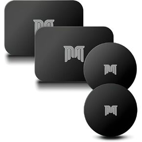 4 Pack Ultra Slim Metal Plates also known as Phone Magnet or Magnet for Phone Case, not actually Magnetic, Phone Magnet Plate Compatible with any Phone Magnet for Car