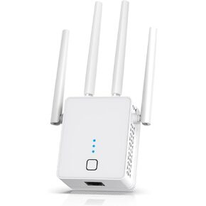 WiFi Extender, 2024 Fastest WiFi Booster 1200Mbps Dual Band (5GHz/2.4GHz) WiFi Extenders Signal Booster for Home, WiFi Repeater with Ethernet Port Covers up to 10000sq. ft and 55 Devices