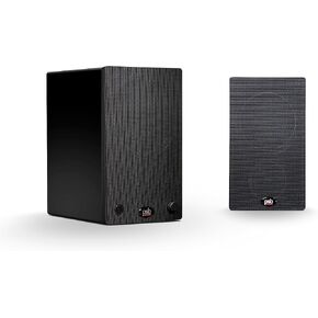 Speakers Alpha AM3 Compact Powered Speakers with Bluetooth and Phono Preamp - White