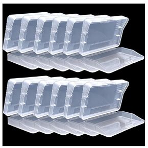 12Pcs GBA Game Cartridge Case Clear Game Card Cartridge Box Anti Dust Cover Sanviatime Transparent Storage Box Case for Game Boy Advance GBA Protective Holder