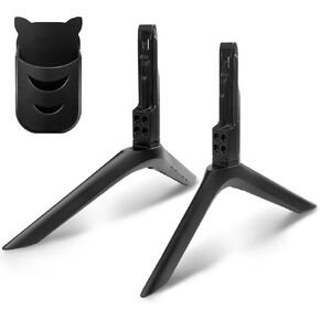 TV Legs for Samsung Stand TV Legs, Only for UN65TU8000F, UN65TU8200F, UA65TU7000K, UN65TU7000F, UN65TU8000, BN96-50863A, BN96-50868A, BN63-18577A, BN63-18573A with Remote Control Holder