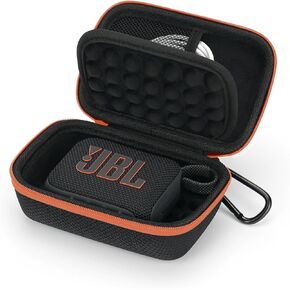 Yinke Case for JBL GO 4/GO3/GO2 Bluetooth Speaker, Hard Carry Travel Storage Bag Case (Black)