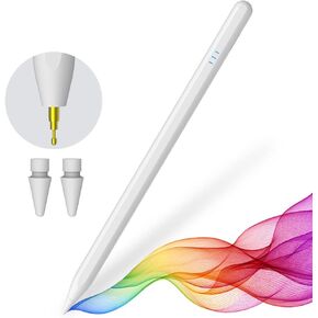 Stylus Pencil with Palm Rejection,for Full Apple iPads(2018-to-Date) iPad Pro11/12.9"/13",iPad 6-10thGen,iPad Mini 5-7thGen,iPad Air3-6thGen for Writing/Drawing/Marking/Recording