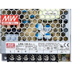 MEANWELL Switching Power Supplies 90W 5V 18A, LRS-100-5