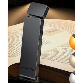 ضوء كتاب للقراءة في السرير، 3 ألوان كهرمانية و5 سطوع خافت، قابل لإعادة الشحن عبر USB، محمول ويدوم طويلاً، ضوء سيلفي in Kuwait