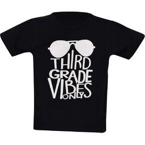 Unique Baby Boys 3rd Grade Vibes Only Back to School T Shirt