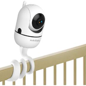 حامل شاشة HelloBaby لكاميرا مراقبة الأطفال HB65/HB66/HB6250/HB6550/HB6339، حامل ملتوي بدون أدوات أو تلف الجدار in Kuwait