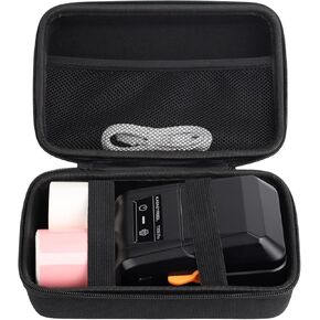 SUPVAN T50M PRO & PLUS Nylon Hard Protective Travel Case, Waterproof Shockproof Scratch Resistant Carrying Case for External Hard Drive, Power Bank, Cell Phone, Cable, Cord