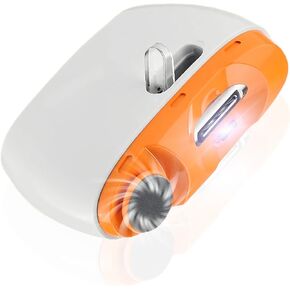 Electric Nail Clipper, 3 in 1 Automatic Nail Trimmer with Polisher & Light, Fingernail Cutter with Scrap Storage, Rechargeable Safety Manicure for Caregiver, Adult, Elderly, Kid, Baby, White in Saudi Arabia