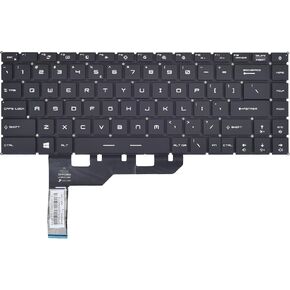 Replacement Keyboard for MSI GS66 Stealth 10SD 10SF 11UH 12UH GE66 Raider 10SF & MSI GP66 MS-1542 Stealth 15M Series Laptop, MSI GS66 Stealth with Per-Key RGB Backlit Keyboard US Layout
