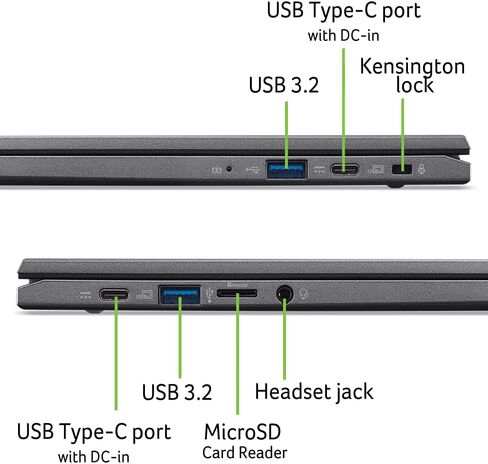كمبيوتر محمول Acer Chromebook Plus 514 مع Google AI - شاشة 14 بوصة عالية الدقة 1920 × 1080 IPS | Intel Core i3-N305 | 8 جيجابايت LPDDR5 | 128 جيجابايت SSD | Wi-Fi 6E | كاميرا FHD | نظام التشغيل Chrome | CB514-4H-38JA in Saudi Arabia