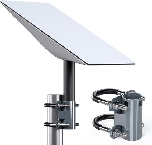 Starlink Mount Kit, Starlink Mounting Pole for Starlink Internet Kit Satellite, U-Bolt Pipe Adapter for Starlink V2 Portable Starlink Mounting Bracket Stand for Roof, Camping, RV Travel, Yacht in Kuwait