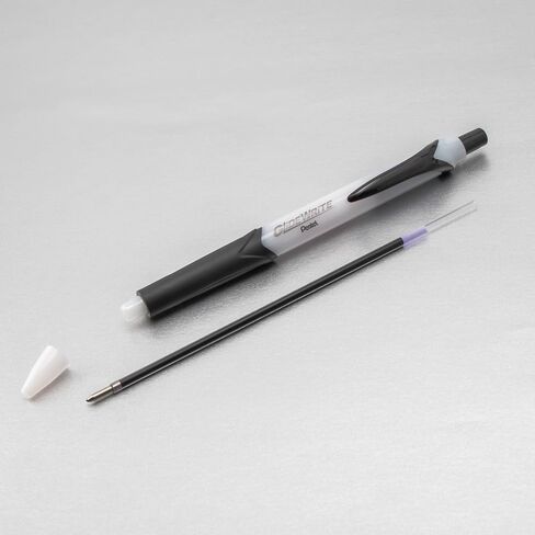 Pentel GlideWrite Ballpoint Pen with TechniFlo Ink, (1.0mm) Medium Line, Assorted Ink, Pack of 6 (BX910BP6M1) in Saudi Arabia