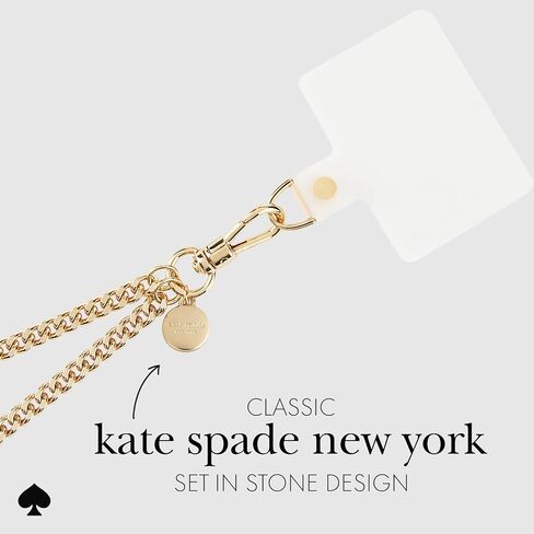Kate Spade New York Crossbody Phone Chain - Neck Chain Holder - Set in Stone in Kuwait