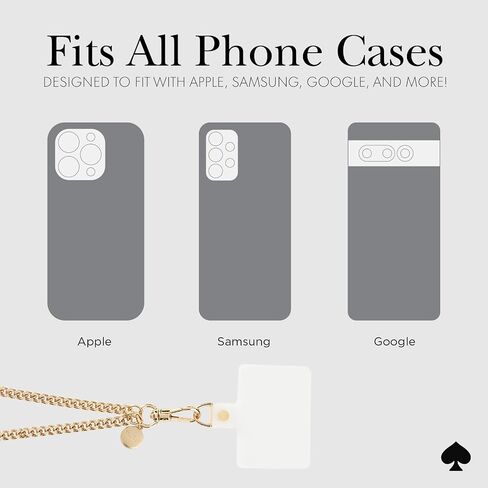 Kate Spade New York Crossbody Phone Chain - Neck Chain Holder - Set in Stone in Kuwait