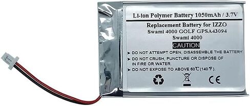 3.7V 1050mAh GPS Navigator Replacement Battery for Izzo Swami 4000, Swami 4000 Golf GPSA43094，H603450H in Saudi Arabia