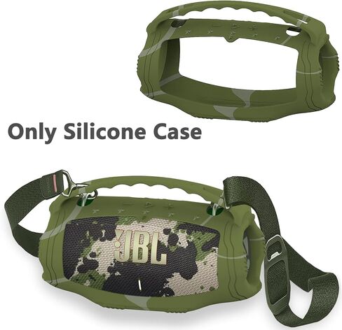 Silicone Cover Case for JBL Xtreme 4 Portable Bluetooth Speaker, Protective Skin Holder for JBL Xtreme 4 Portable Bluetooth Speaker Accessories (Only Case) (Camouflage) in Kuwait