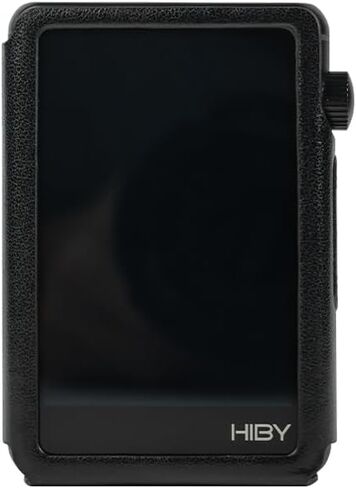 حافظة جلدية PU لجهاز HiBy R3 GEN 2 (R3II) مشغل موسيقى HiFi محمول بتقنية البلوتوث - أسود in Kuwait