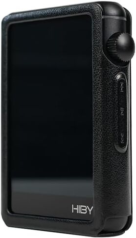 حافظة جلدية PU لجهاز HiBy R3 GEN 2 (R3II) مشغل موسيقى HiFi محمول بتقنية البلوتوث - أسود in Kuwait