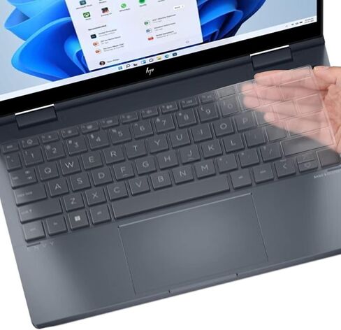 Keyboard Cover for HP envy 14-fa 14-fa0023dx 14-fa0033dx 14z-fa000 & 14-fc 14-fc0033dx 14-fc0023dx 14-fc0013dx 14t-fc000 & HP envy 16 16-ad0097nr 16z-ad000 16t-ac000 Laptop Keyboard Protective Skin in Saudi Arabia