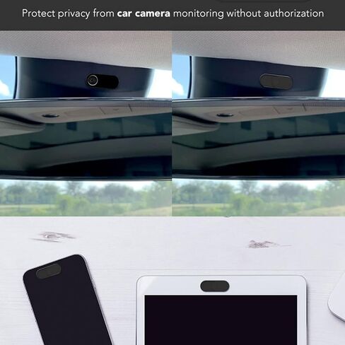Webcam Cover,Camera Cover Compatible for Tesla Webcam, Laptop, Desktop, PC, Mac Book Pro, i Mac, Mac Mini, Computer, Smartphone,Protect Your Privacy and Security,Strong Adhesive in Kuwait