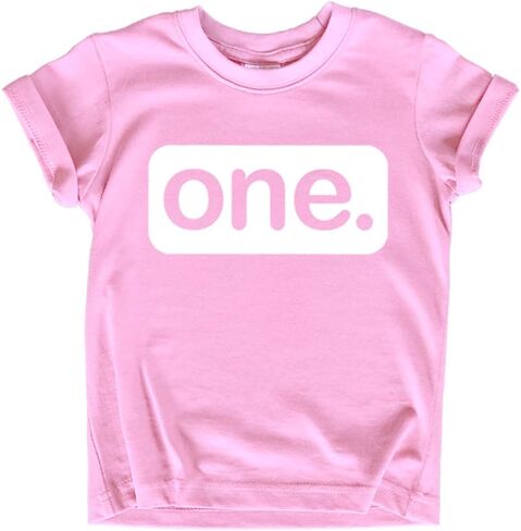 First Birthday Outfit Girl 1st Birthday Girl Shirt one Year Old Baby Girls Gifts in Saudi Arabia