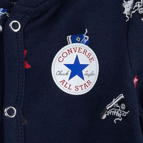 Converse Baby Boy's Print Sneaker Coverall (Infant) in Saudi Arabia