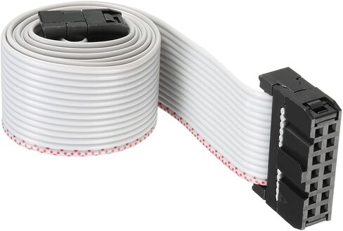 DMiotech 14Pin Type-B طويل 48 سم 2.54 مم IDC سلك رمادي كابل شريط مسطح in Saudi Arabia
