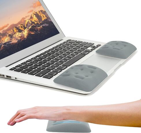 Keyboard Wrist Rest for Laptop, Ergonomic Laptop Wrist Support for Computer Keyboard, Memory Foam Laptop Wrist Rest for Keyboard and Mouse, Relieve Wrist Pain and Carpal Tunnel in Saudi Arabia