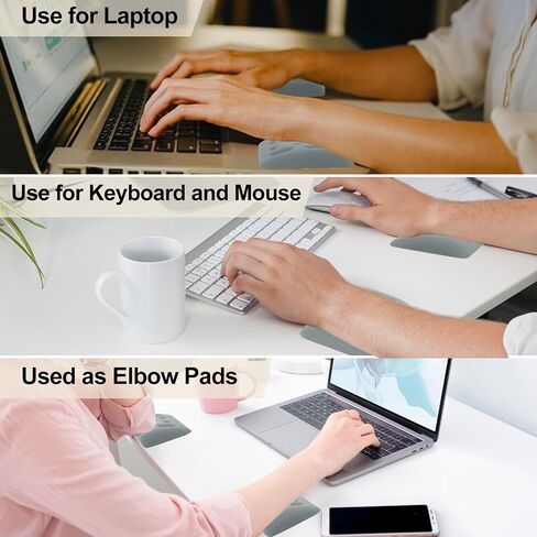 Keyboard Wrist Rest for Laptop, Ergonomic Laptop Wrist Support for Computer Keyboard, Memory Foam Laptop Wrist Rest for Keyboard and Mouse, Relieve Wrist Pain and Carpal Tunnel in Saudi Arabia