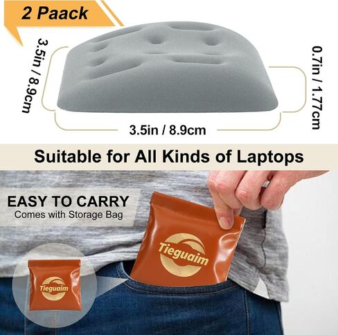 Keyboard Wrist Rest for Laptop, Ergonomic Laptop Wrist Support for Computer Keyboard, Memory Foam Laptop Wrist Rest for Keyboard and Mouse, Relieve Wrist Pain and Carpal Tunnel in Saudi Arabia