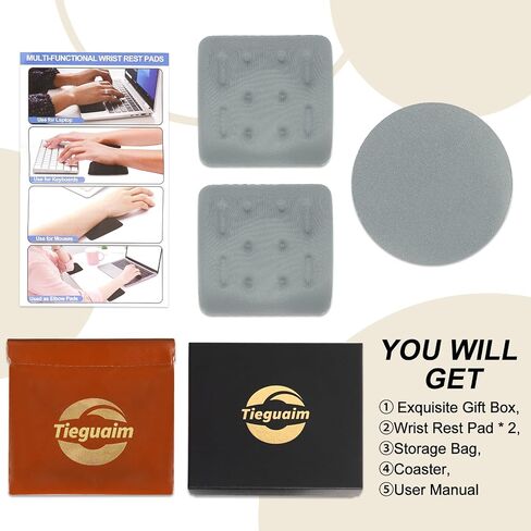 Keyboard Wrist Rest for Laptop, Ergonomic Laptop Wrist Support for Computer Keyboard, Memory Foam Laptop Wrist Rest for Keyboard and Mouse, Relieve Wrist Pain and Carpal Tunnel in Saudi Arabia