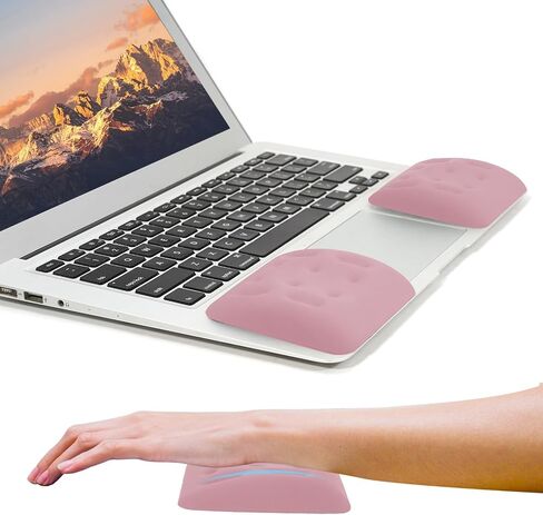 Keyboard Wrist Rest for Laptop, Ergonomic Laptop Wrist Support for Computer Keyboard, Memory Foam Laptop Wrist Rest for Keyboard and Mouse, Relieve Wrist Pain and Carpal Tunnel in Saudi Arabia