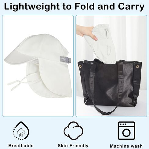 Baby Sun Hat UPF 50+ Toddler Summer Beach Hat with Neck Flap for Infant Waterproof Sun hat for Baby Boys Girls in Kuwait