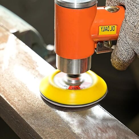 مجموعة أدوات صنفرة الهواء المدارية الصغيرة 2/3 بوصة 2 في 1 مطحنة هواء بزاوية صناعية ماكينة سنفرة هوائية لأعمال هيكل السيارات والمعادن والخشب - موديل جديد in Kuwait