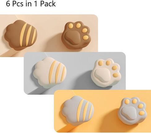 6 قطع - واقي زوايا الطفل من زومانون، واقيات الزوايا، زوايا وحواف مقاومة للطفل، واقيات حماية لمخالب القطط للطفل، واقيات زوايا ناعمة وآمنة للأثاث وحواف الطاولة in Kuwait