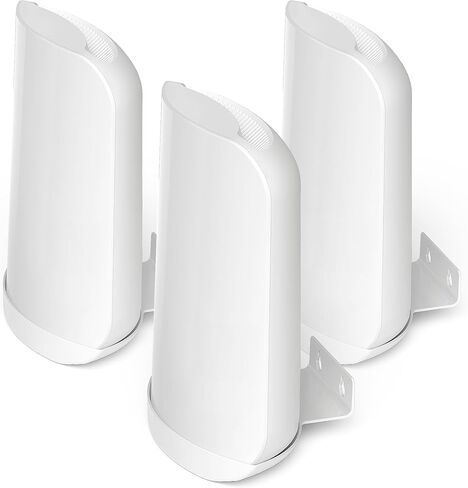 Wall Bracket for Eero Max 7 Aluminum Alloy Max 7 Wall Mount Sturdy and Durable Space Saving Wall Mount Holder Compatible with Max 7 Mesh WiFi Router (White-3Pack) in Saudi Arabia