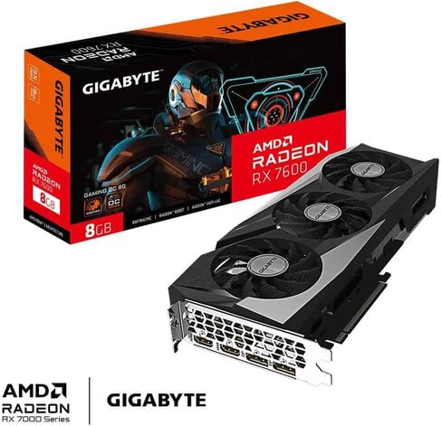 Gigabyte VGA GBT RX 7600 8GB Gaming OC in Saudi Arabia