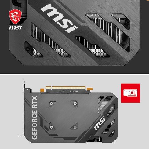 MSI GeForce RTX 4060 Ti VENTUS 2X BLACK 16G OC Graphics Card - RTX 4060 Ti GPU, 16GB GDDR6 (18Gbps/128-bit), PCIe 4.0-2 x TORX Fan 4.0 - HDMI 2.1a, DisplayPort 1.4a in Saudi Arabia