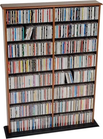 Prepac Double Width Wall Storage, Cherry and Black in Saudi Arabia