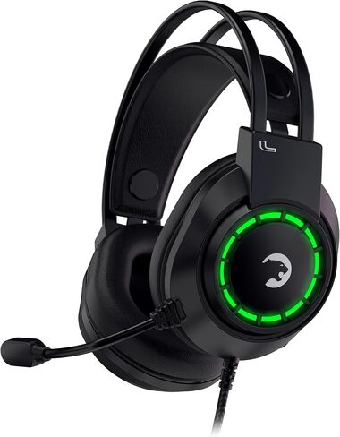 سماعة الألعاب GAMEPOWER Voldon X مقاس 3.5 مم جاك - سماعات رأس سلكية مع محركات 50 مم، تصميم مريح، ميكروفون عازل للضوضاء، PS4، PS5، لأجهزة إكس بوكس، أسود in Kuwait