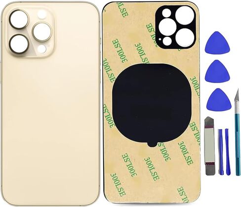 14 Pro Back Glass Replacement for iPhone 14 Pro,Rear Back Glass Replacement with Pre-Installed Adhesive + Reparing Toolkit(Deep Purple) in Saudi Arabia