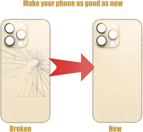 14 Pro Back Glass Replacement for iPhone 14 Pro,Rear Back Glass Replacement with Pre-Installed Adhesive + Reparing Toolkit(Deep Purple) in Saudi Arabia