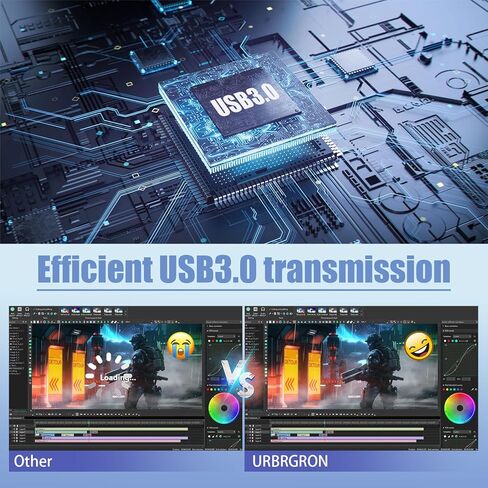 بطاقة التقاط HDMI 4K للبث، USB 3.0 Full HD 1080P 60FPS لتسجيل الألعاب، بطاقة التقاط الفيديو الصوتي، مع زمن استجابة منخفض للغاية يعمل مع PS5/3ds/Xbox PS4/PC in Kuwait