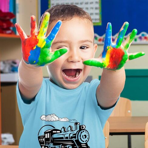 Toddler T-Shirt Trains Vintage Trains Cotton Steam Locomotive Boy & Girl Clothes in Saudi Arabia