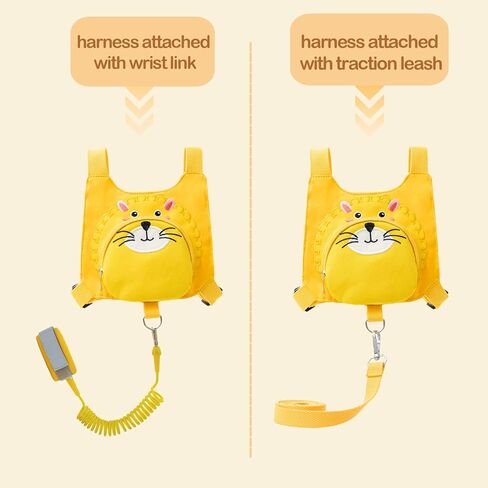 Toddlers Cute Animal Safety Harness with Leashes Kids Anti Lost Wrist Leash Link Wristlets,Dinosaurs in Saudi Arabia