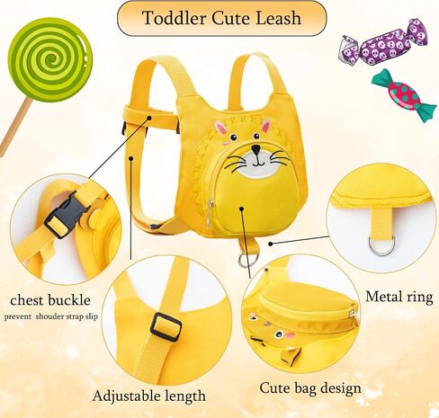 Toddlers Cute Animal Safety Harness with Leashes Kids Anti Lost Wrist Leash Link Wristlets,Dinosaurs in Saudi Arabia