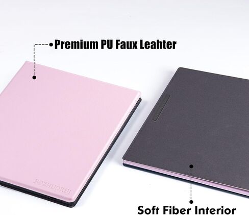 حافظة مغناطيسية BOZHUORUI لجهاز Onyx Boox Tablet Go Color 7/Boox Page / Leaf3 / Leaf3 C للقارئ الإلكتروني - غطاء فوليو رفيع للغاية وخفيف الوزن مع خاصية النوم/الاستيقاظ التلقائي (أسود) in Kuwait